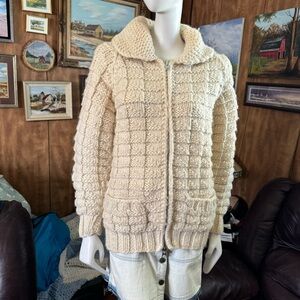 Handmade Vintage Wool Heavyweight Sweater